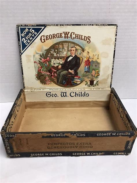 antique intricate cherub metal cigar box|most valuable antique cigar box.